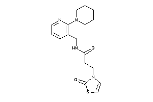 3-(2-keto-4-thiazolin-3-yl)-N-[(2-piperidino-3-pyridyl)methyl]propionamide