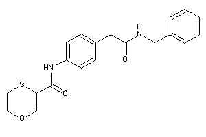 N-[4-[2-(benzylamino)-2-keto-ethyl]phenyl]-2,3-dihydro-1,4-oxathiine-5-carboxamide