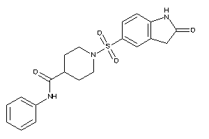 1-(2-ketoindolin-5-yl)sulfonyl-N-phenyl-isonipecotamide