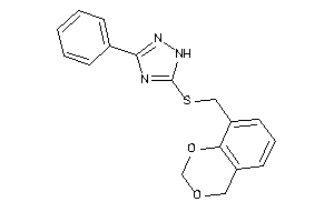 5-(4H-1,3-benzodioxin-8-ylmethylthio)-3-phenyl-1H-1,2,4-triazole