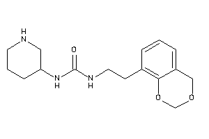 1-[2-(4H-1,3-benzodioxin-8-yl)ethyl]-3-(3-piperidyl)urea