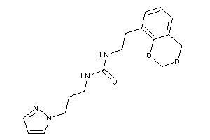 1-[2-(4H-1,3-benzodioxin-8-yl)ethyl]-3-(3-pyrazol-1-ylpropyl)urea