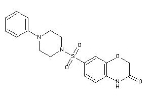 7-(4-phenylpiperazino)sulfonyl-4H-1,4-benzoxazin-3-one