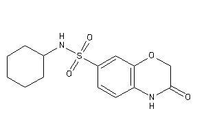 N-cyclohexyl-3-keto-4H-1,4-benzoxazine-7-sulfonamide