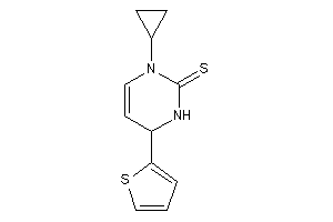 3-cyclopropyl-6-(2-thienyl)-1,6-dihydropyrimidine-2-thione