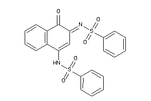 N-[4-(benzenesulfonamido)-1-keto-2-naphthylidene]benzenesulfonamide