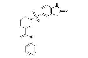 1-(2-ketoindolin-5-yl)sulfonyl-N-phenyl-nipecotamide