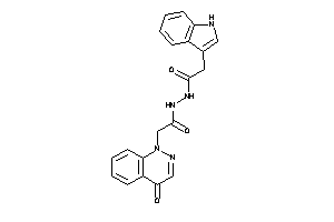 2-(1H-indol-3-yl)-N'-[2-(4-ketocinnolin-1-yl)acetyl]acetohydrazide