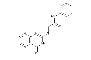 2-[(4-keto-3H-pteridin-2-yl)thio]-N-phenyl-acetamide