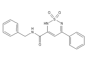 N-benzyl-1,1-diketo-5-phenyl-2H-1,2,6-thiadiazine-3-carboxamide