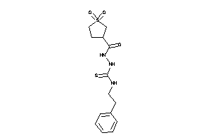 1-[(1,1-diketothiolane-3-carbonyl)amino]-3-phenethyl-thiourea