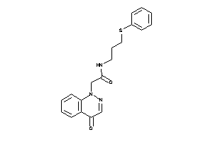 2-(4-ketocinnolin-1-yl)-N-[3-(phenylthio)propyl]acetamide