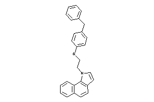 1-[2-(4-benzylphenoxy)ethyl]benzo[g]indole