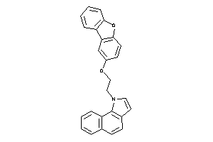 Image of 1-(2-dibenzofuran-2-yloxyethyl)benzo[g]indole