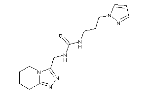 1-(3-pyrazol-1-ylpropyl)-3-(5,6,7,8-tetrahydro-[1,2,4]triazolo[4,3-a]pyridin-3-ylmethyl)urea