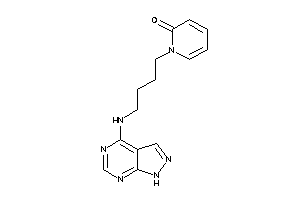 1-[4-(1H-pyrazolo[3,4-d]pyrimidin-4-ylamino)butyl]-2-pyridone