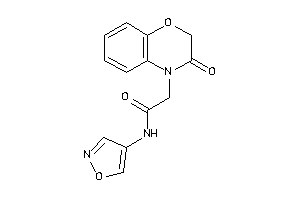 N-isoxazol-4-yl-2-(3-keto-1,4-benzoxazin-4-yl)acetamide