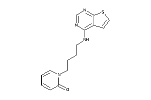 1-[4-(thieno[2,3-d]pyrimidin-4-ylamino)butyl]-2-pyridone