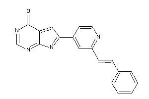 6-(2-styryl-4-pyridyl)pyrrolo[2,3-d]pyrimidin-4-one