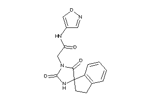 2-(2,5-diketospiro[imidazolidine-4,1'-indane]-1-yl)-N-isoxazol-4-yl-acetamide