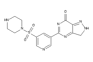 5-(5-piperazinosulfonyl-3-pyridyl)-2,3-dihydropyrazolo[4,3-d]pyrimidin-7-one