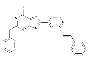 Image of 2-benzyl-6-(2-styryl-4-pyridyl)pyrrolo[2,3-d]pyrimidin-4-one