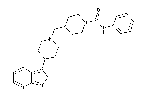 N-phenyl-4-[[4-(2H-pyrrolo[2,3-b]pyridin-3-yl)piperidino]methyl]piperidine-1-carboxamide