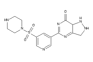 5-(5-piperazinosulfonyl-3-pyridyl)-1,2,3,7a-tetrahydropyrazolo[4,3-d]pyrimidin-7-one