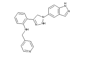 Image of [2-[3-(1H-indazol-5-yl)-2,4-dihydrotriazol-5-yl]phenyl]-(4-pyridylmethyl)amine