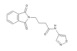 N-isoxazol-4-yl-4-phthalimido-butyramide