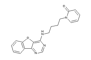 1-[4-(benzofuro[3,2-d]pyrimidin-4-ylamino)butyl]-2-pyridone