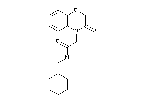 N-(cyclohexylmethyl)-2-(3-keto-1,4-benzoxazin-4-yl)acetamide