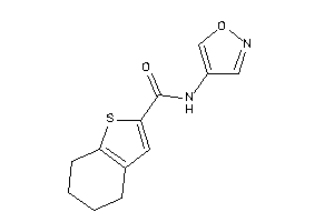 N-isoxazol-4-yl-4,5,6,7-tetrahydrobenzothiophene-2-carboxamide