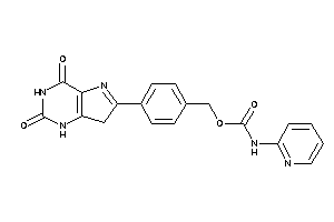 Image of N-(2-pyridyl)carbamic Acid [4-(2,4-diketo-1,7-dihydropyrrolo[3,2-d]pyrimidin-6-yl)benzyl] Ester