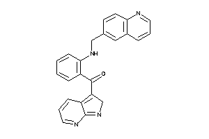 2H-pyrrolo[2,3-b]pyridin-3-yl-[2-(6-quinolylmethylamino)phenyl]methanone