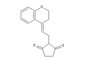 Image of 2-(2-chroman-4-ylideneethyl)cyclopentane-1,3-quinone