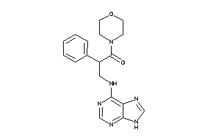 1-morpholino-2-phenyl-3-(9H-purin-6-ylamino)propan-1-one