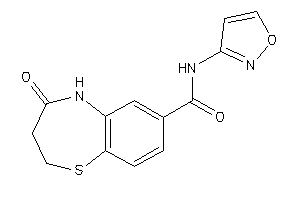 N-isoxazol-3-yl-4-keto-3,5-dihydro-2H-1,5-benzothiazepine-7-carboxamide