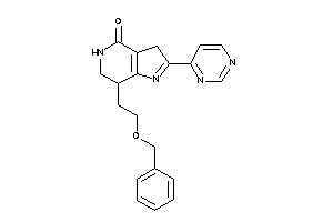 Image of 7-(2-benzoxyethyl)-2-(4-pyrimidyl)-3,5,6,7-tetrahydropyrrolo[3,2-c]pyridin-4-one
