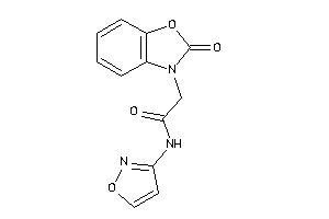 N-isoxazol-3-yl-2-(2-keto-1,3-benzoxazol-3-yl)acetamide