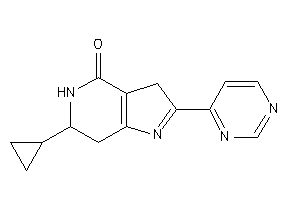 6-cyclopropyl-2-(4-pyrimidyl)-3,5,6,7-tetrahydropyrrolo[3,2-c]pyridin-4-one