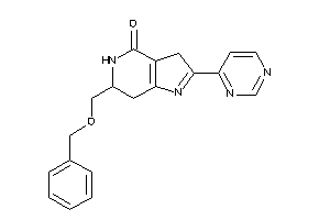 Image of 6-(benzoxymethyl)-2-(4-pyrimidyl)-3,5,6,7-tetrahydropyrrolo[3,2-c]pyridin-4-one