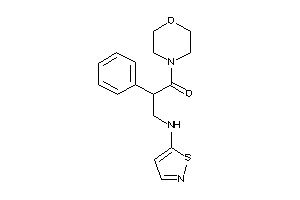 3-(isothiazol-5-ylamino)-1-morpholino-2-phenyl-propan-1-one