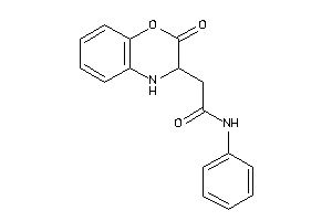 2-(2-keto-3,4-dihydro-1,4-benzoxazin-3-yl)-N-phenyl-acetamide