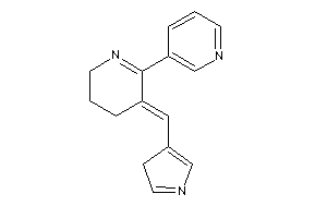 3-[5-(3H-pyrrol-4-ylmethylene)-3,4-dihydro-2H-pyridin-6-yl]pyridine