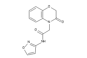 N-isoxazol-3-yl-2-(3-keto-1,4-benzoxazin-4-yl)acetamide