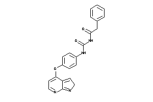 2-phenyl-N-[[4-(2H-pyrrolo[2,3-b]pyridin-4-yloxy)phenyl]carbamoyl]acetamide