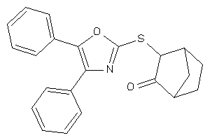 3-[(4,5-diphenyloxazol-2-yl)thio]norbornan-2-one