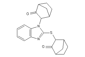 3-[[1-(3-ketonorbornan-2-yl)benzimidazol-2-yl]thio]norbornan-2-one