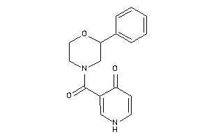 3-(2-phenylmorpholine-4-carbonyl)-4-pyridone